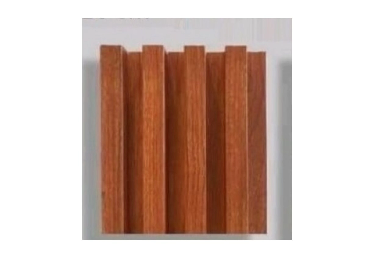 PLACA ACANALADA 2,90MT X 16 CM ROBLE CLARO ( PVC Y FIBRA DE MADERA )