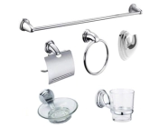 KIT ACCESORIO BA�O  ECO SOFY 6 PIEZAS FLOWATER CROMO FW2340011A *5%