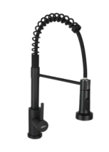 MONOCOMANDO MESADA COCINA VANN BATSI CHEFF NEGRO EXTENSIBLE/FLEXIBLE MOTOR ARG OFERTA