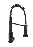 MONOCOMANDO MESADA COCINA VANN BATSI CHEFF NEGRO EXTENSIBLE/FLEXIBLE MOTOR ARG OFERTA