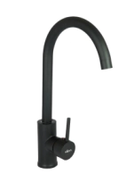 MONOCOMANDO MESADA COCINA VANN BATSI NEGRO ALTO PICO CURVO MOTOR ARG OFERTA