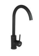 MONOCOMANDO MESADA COCINA VANN BATSI NEGRO ALTO PICO CURVO MOTOR ARG OFERTA