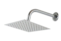 FLOR COMPETA DUCHA VANN CUADRADA CROMO C/BRAZO MOTOR ARG