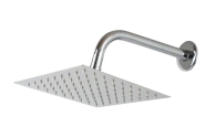 FLOR COMPLETA DUCHA VANN CUADRADA CROMO C/BRAZO MOTOR ARG TMB1007C0