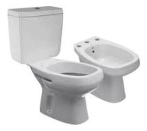 COMBO LOZA ROCA MONACO 3 P INOdoro+MOCHila+BIDet 3Agujero
