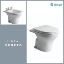 COMBO LOZA VENETO, 2 PIEZAS (INODORO CORTO+BIDET)