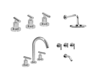 GRIFERIA BAÑO PEIRANO ADRA PLUS CC (duch c/trans plus+lav trad+bid)  **8% 90166