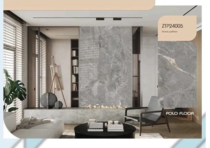 PLACA SIMIL MARMOL 1,20X2,60  3MM  GRIS ZTP24005  *STOCK*