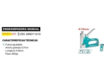 ENGRAMPADORA MANUAL THT311425 TOTAL INDUSTRIAL
