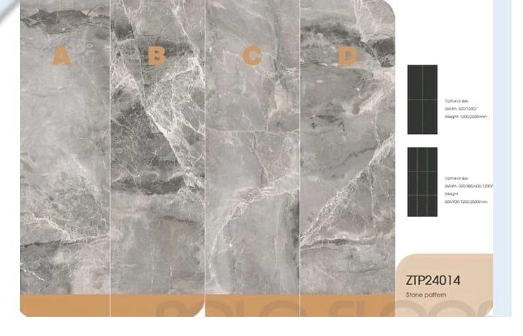 PLACA SIMIL MARMOL 1,20X2,60 3MM VERDE BOSQUE ZTP24014 *STOCK*