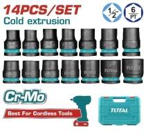 SET DE TUBOS DE IMPACTO 1/2 14 Pcs TOTAL INDUSTRIAL THISTD12141