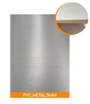 PLACA SIMIL MARMOL 1,22X2,44 5MM ACERO METALIZADO HOLZBODEN **NUEVA *10%