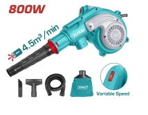 SOPLADOR ASPIRADOR DE HOJA  800W TOTAL INDUSTRIAL TB8036-4