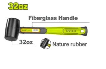 MARTILLO DE GOMA 900G DYLLU DTHM7307