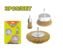 CEPILLO DE BRONCE SET 3PZ DTCE6402 DYLLU