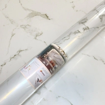 ROLLO VINILO SIMIL MARMOL AUTOADHESIVA 1,20X3,00  CALACATA  HOLZBODEN **NUEVA**  (EN ROLLO)