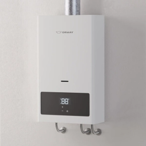 CALEFON ORMAY DIGITAL 14LT AUTOMATICO touch-reg temp+apto solar+cl A