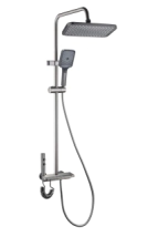 MONOC DUCH EXT LITIUM  INTELIGENTE C/ TECLA CROMADO PIANO