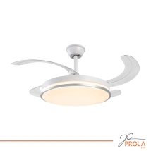 VENTILADOR TECHO EVEREST RETRACTIL FXY-42B 4PaLA+led+35w+contr remoto      *6%