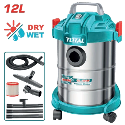ASPIRADORA TOTAL 12L 800W TOTAL TVC14122-4