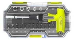 SET DE DESTORNILLADOR, 45 PIEZAS,  MANGO 