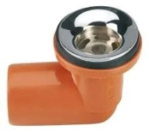 SOPAPA BAÑERA /codo AWADUC BR.CROMO PPN 4130