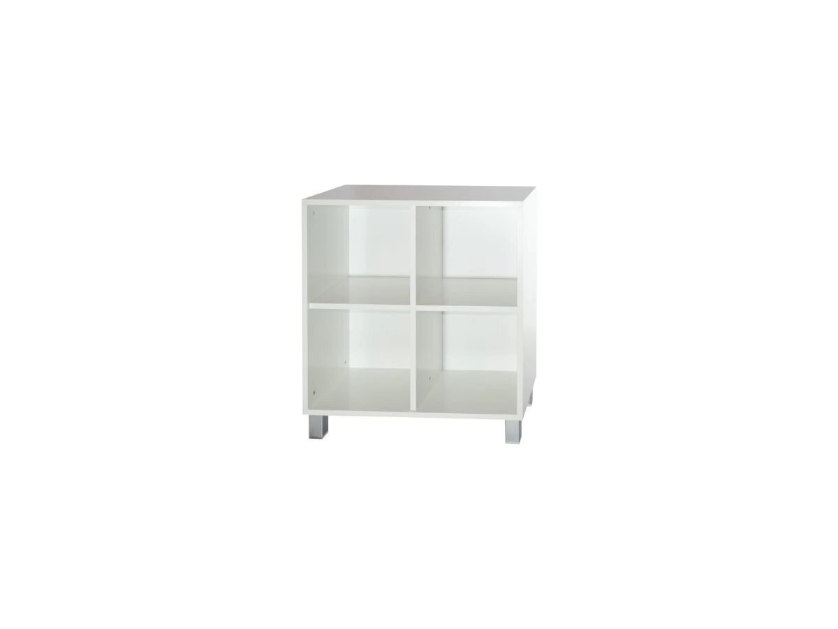 CUBO ORGANIZADOR DOBLE 70X70 BL MELA C/PATAS C/ESTANTE  Y COLGAR 9004