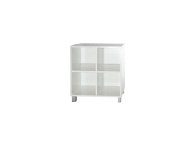 CUBO ORGANIZADOR DOBLE 70X70 BL MELA C/PATAS C/ESTANTE  Y COLGAR 9004