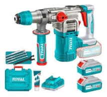 ROTOMARTILLO SDS PLUS INALAMBRICO 20V 28 MM TOTAL TRHLI202885-4 (CON BATERIA Y CARGADOR)