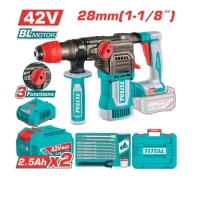 ROTOMARTILLO SDS PLUS INALAMBRICO 42 V 28MM TRHLI422882-4  (CON 2 BATERIA Y CARGADOR)