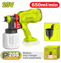PISTOLA MAQUINA PARA PINTAR 20 V DYLLU DTSU3066  (SIN  CARGADOR YSIN  BATERIA)
