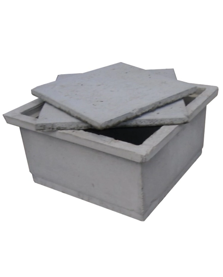 TAPA CAMARA CEMENTO 40X40 SIN  MARCO   *10%