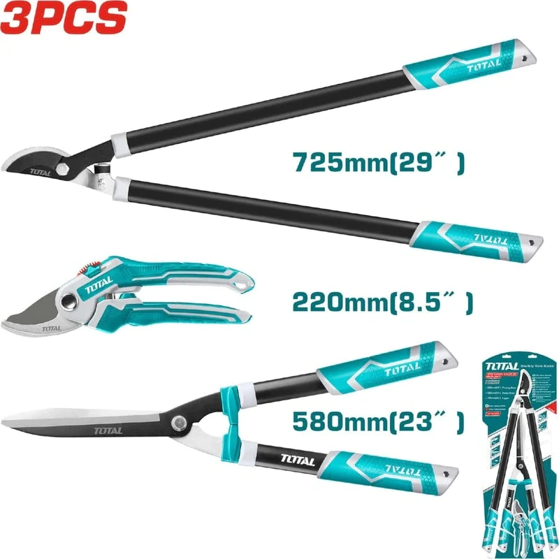TIJERA DE PODA SET X 3 UND THT1576033 TOTAL