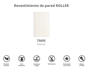 PLACA WALL PANEL 2,75mt X 16cm X 2,50mm  ROLLER ATRIM ARENA COD : 7565E  **TEMPORADA 2026**