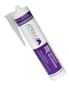 SELLADOR ATRIM PRO-FIX BLANCO  PINTABLE (PEGA Y RELLENA  ZOCALOS -GUARDAPOLVOS DE EPS PLACA DE YESO
