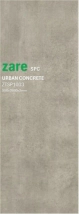 PLACA SIMIL MARMOL ZARE,  95cm X 2,60,  3mm,  URBAN,  CONCRETE, *ZTSP1003*  *STOCK* MODELO 2027