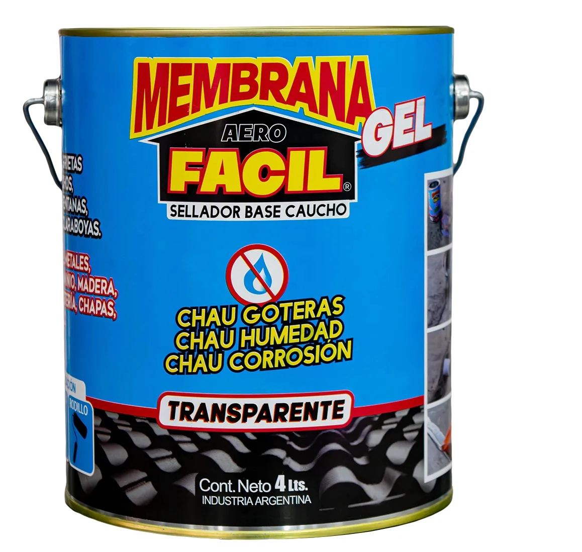 MEMBRANA FACIL 4Lt  ML EN GEL TRANSPARENTE EN LATA  * 7 %