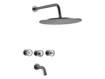 GRIF DUCHA EMB PEI CC PULSE GRAFITO C/TRANSF 80175GR