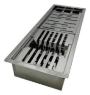 CANAL HUMEDO PARA MESADA, EMBUTIDO,  DHINOX 48X16,5X8, DS50