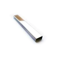 PERFIL ACERO BRILLANTE, DHINOX,  LISTEL EN U,  CON ALA,  10X10X1000/2000mm