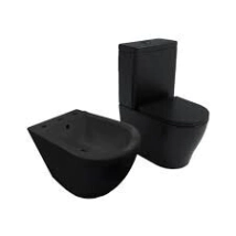 COMBO LOZA PEIRANO STONE BLACK, 3 PIEZAS (INODORO+BIDET 3A+MOCHILA )  (TIPO INSPIRA)