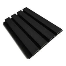 PLACA WALL PANEL 2,90MT X 16 CM NEGRO ( PVC Y FIBRA DE MADERA )