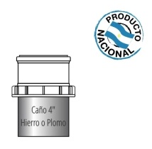 TRANSIC ACOPLE ADAPTAR P/PARTE MACHO DE 4" A 110  (CORTO)