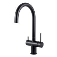 MONOCOMANDO MESADA, PEIRANO, VITA 22175N NEGRO BLACK C/PURIFICADOR Y DOBLE LEVA