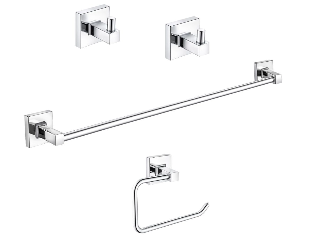 KIT ACCESORIOS CROMO PEIRANO LINEA 22000 4PZAS 22004