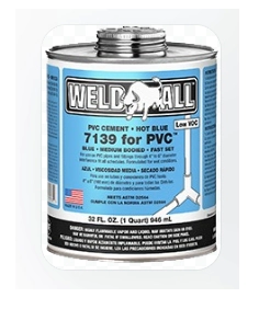 ADHESIVO PVC 236ML  BLUE  ALTO TORQUE PROFECIONAL