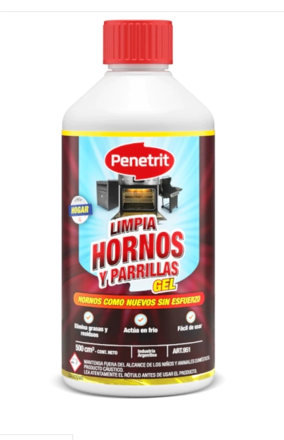 LIMPIA HORNOS Y PARRILLAS MAX GEL 500 ML PENETRIT