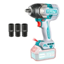 TALADRO INALAMBRICO DE IMPACTO 20 V -1050Nm TOTAL INDUSTRIAL TIWLI2050-4 (CON 2 BATERIA Y  CARGADOR)