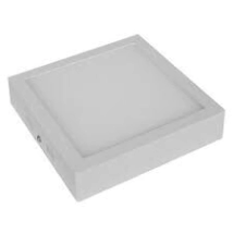 PLAFON CUADRADO 18W FRIO  220V  20,5CM X 20,5CM APLICAR