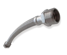 FLEXIBLE MALLADO PARA AGUA, MACHO GIRATORIO,   1/2´ X 40CM  DINATECNICA